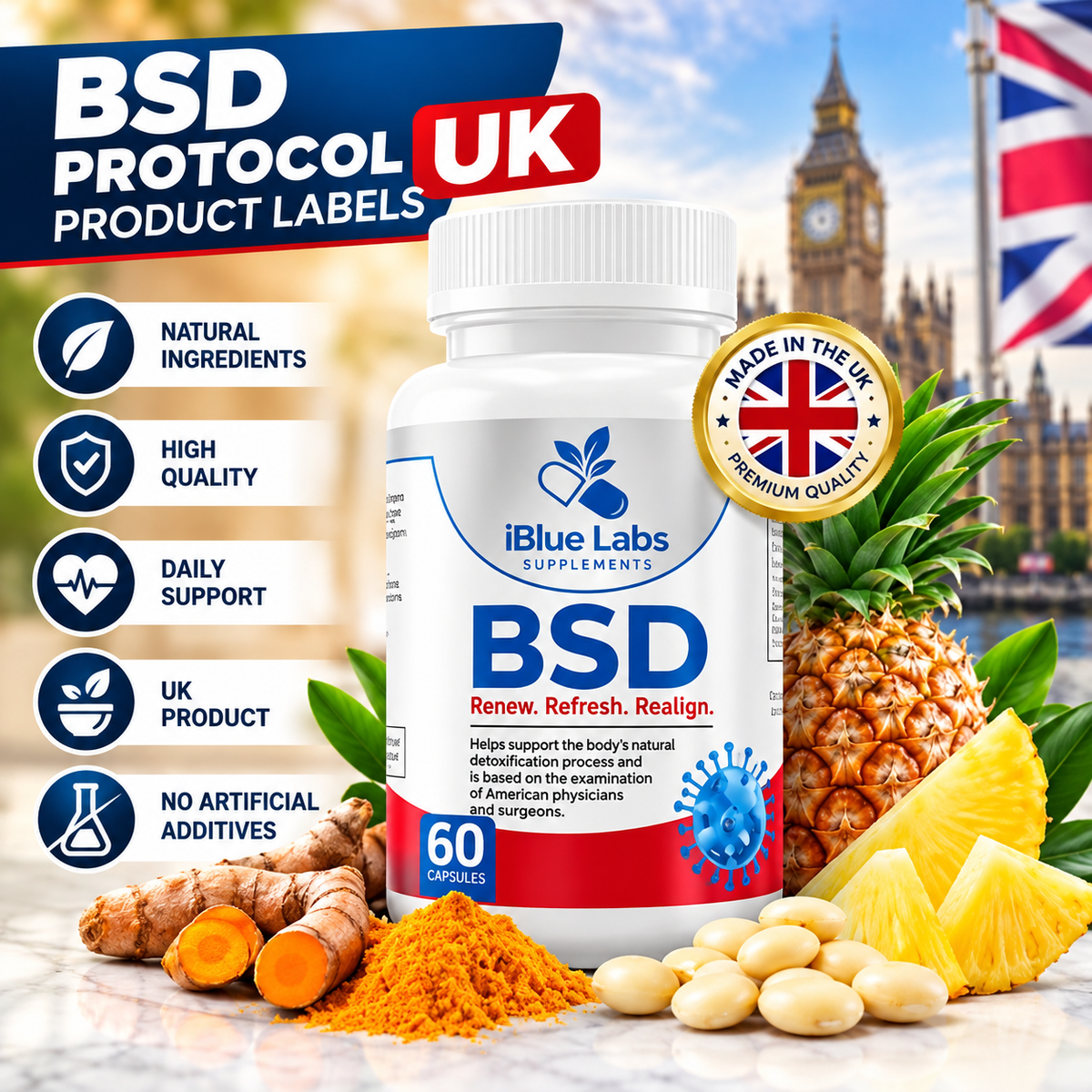 BSD Protocol Product Labels UK