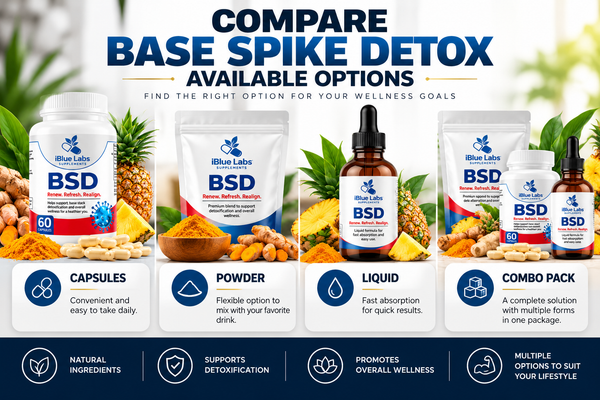 Compare Base Spike Detox Available Options
